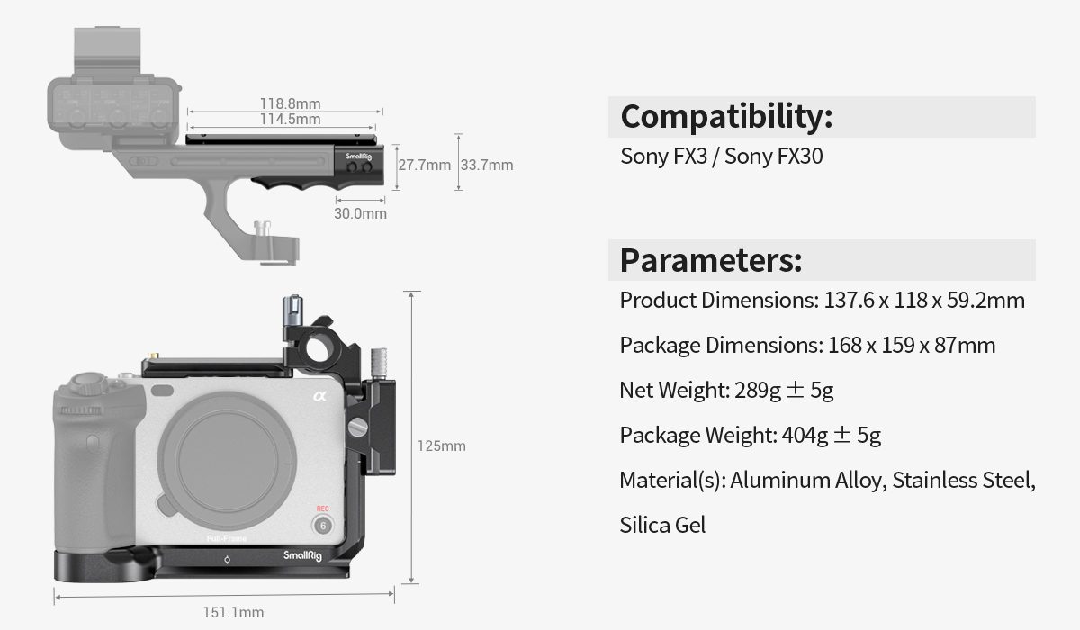 Amazon.com : SMALLRIG Mini Top Handle for Lightweight