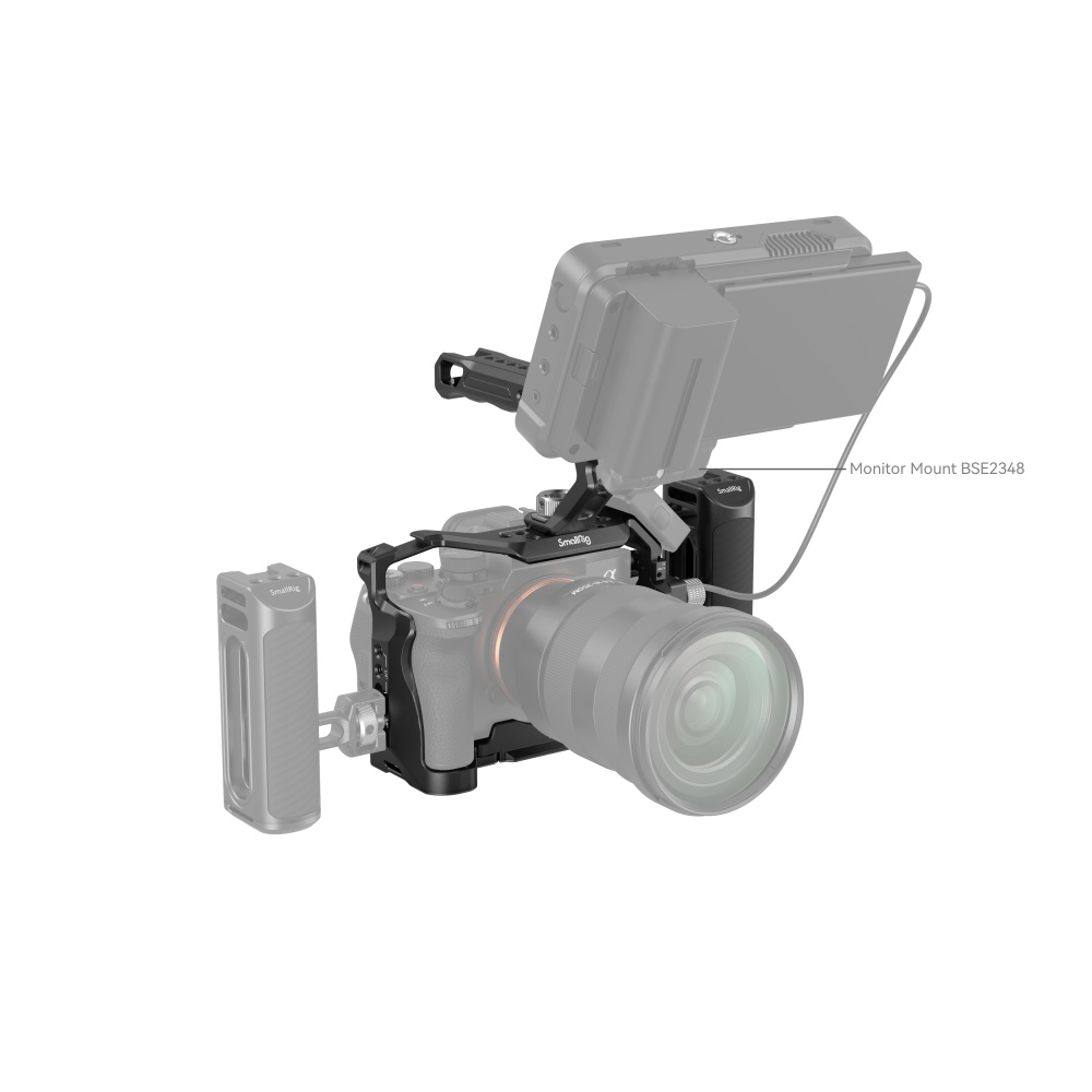 SmallRig 3667 Camera Cage For Sony A7 IV | Full Cage With HDMI Clamp + Screen Protector Gift