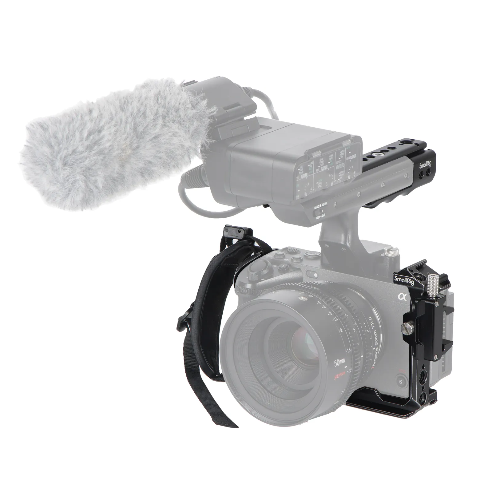 FX30/FX3 Handheld Cage Kit | XLR Handle | HDMI Clamp