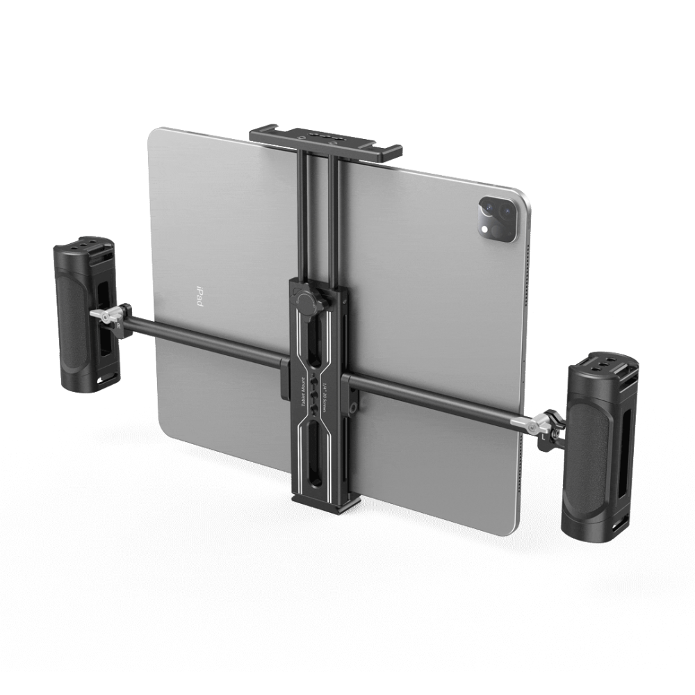 Universal Tablet Mount | Dual Handgrips | Arca-Swiss Tripod