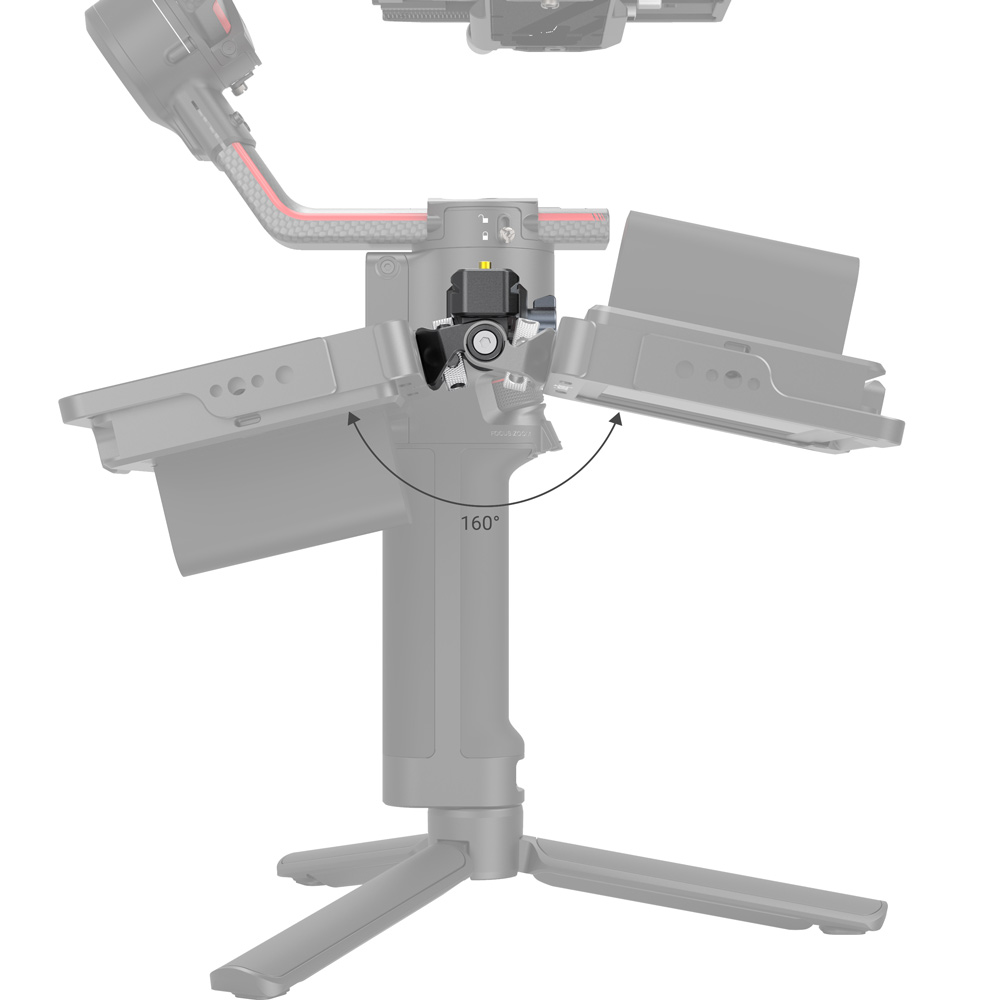 SmallRig Adjustable Monitor Support for Selected DJI and Zhiyun Stabilizers BSE2386B - Image 2