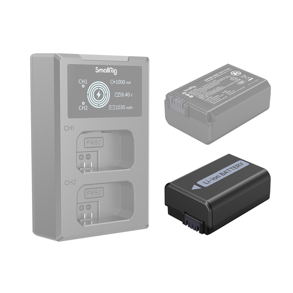 NP-FW50 Battery | Decoded Chip | 1030 mAh | Sony Compatible