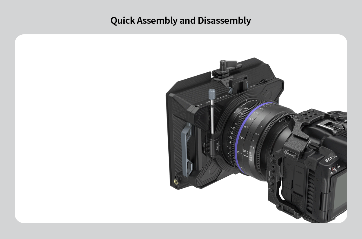smallrig 4点セット 95mm CPL-VND Filter Kit with Rod Clamp