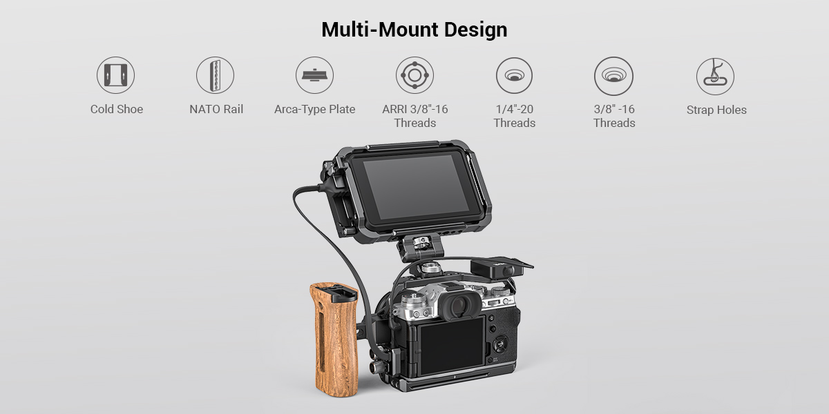 Camera Cage for FUJIFILM X-T4 Camera