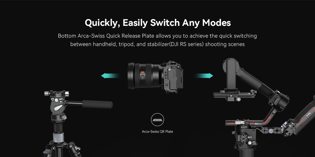 FX30/FX3 Handheld Cage Kit | XLR Handle | HDMI Clamp