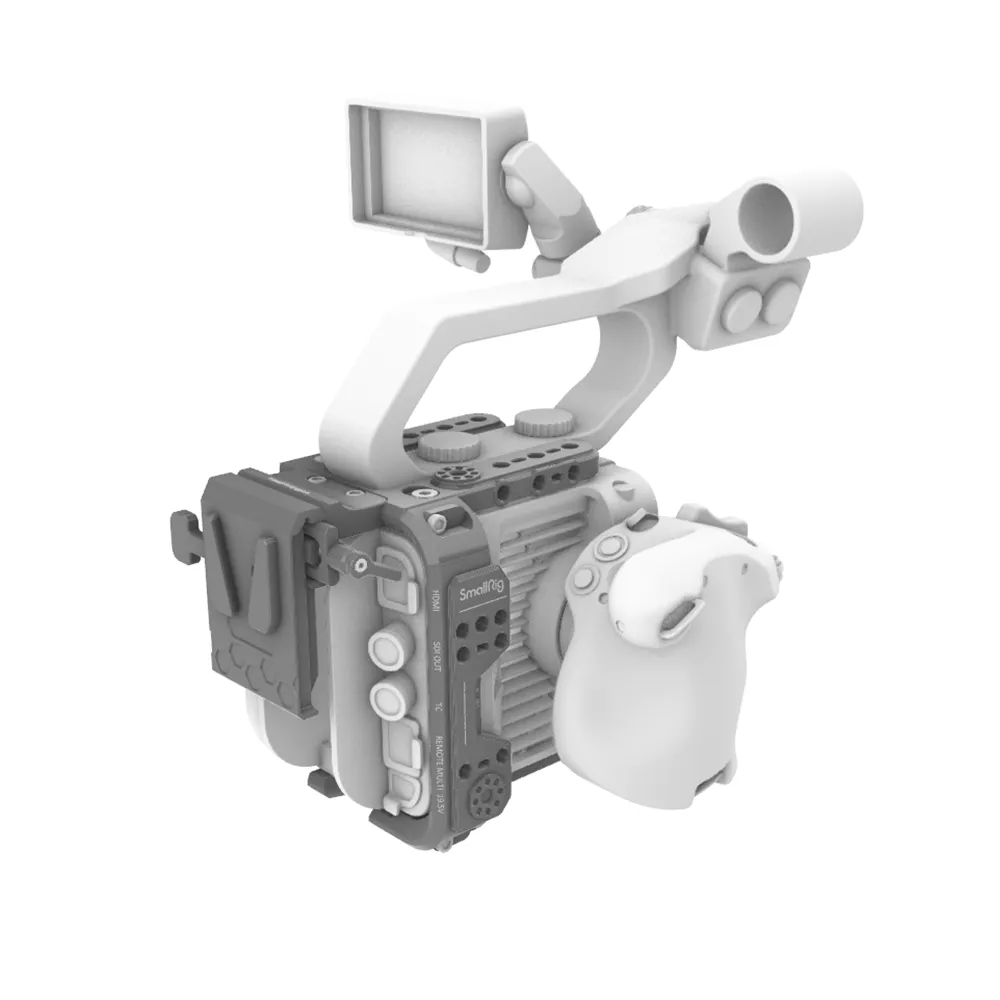 FX6 Camera Cage Kit | V-Mount Power & Vertical Rig