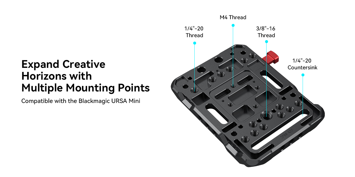 Adjustable V Mount Battery Plate for Rigs | SmallRig