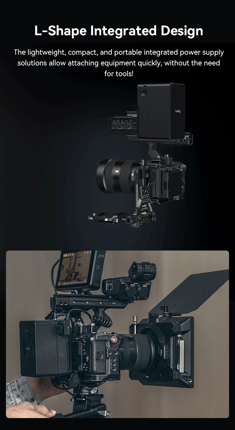 Compact V-Mount Battery Mounting System - SmallRig