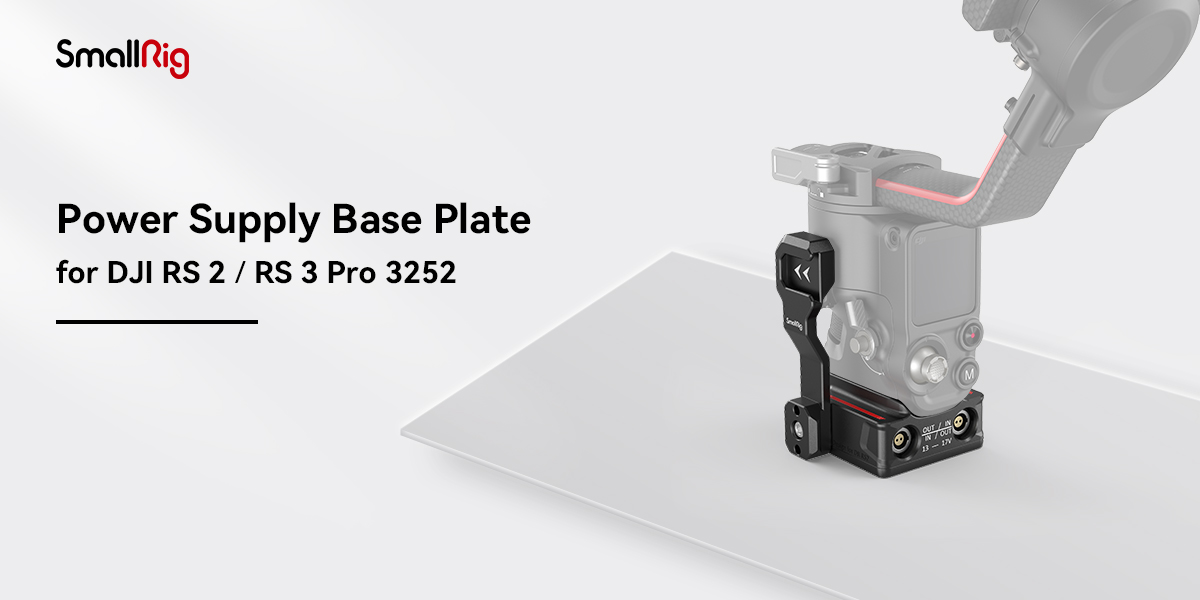 Power Supply Base Plate for DJI RS 2 / RS 3 Pro / RS 4 Pro