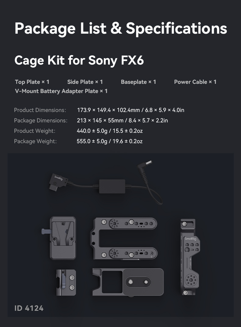 Sony FX6用ケージキット