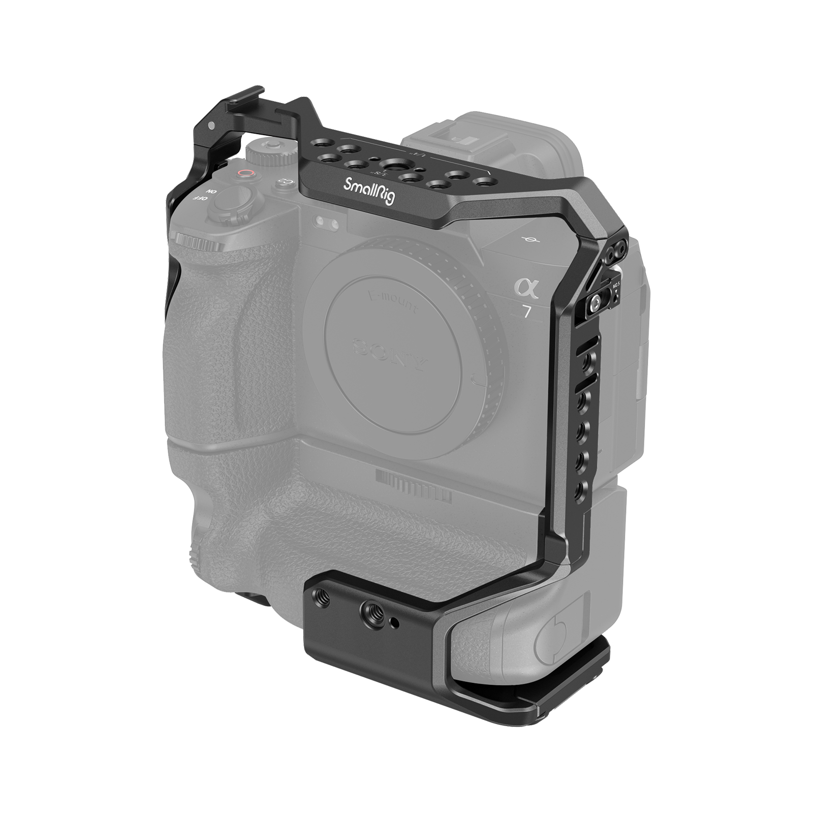 Cage for Sony Alpha 7R V /Alpha 7 IV /Alpha 7S III /Alpha 7R IV /Alpha 1 with VG-C4EM Battery Grip