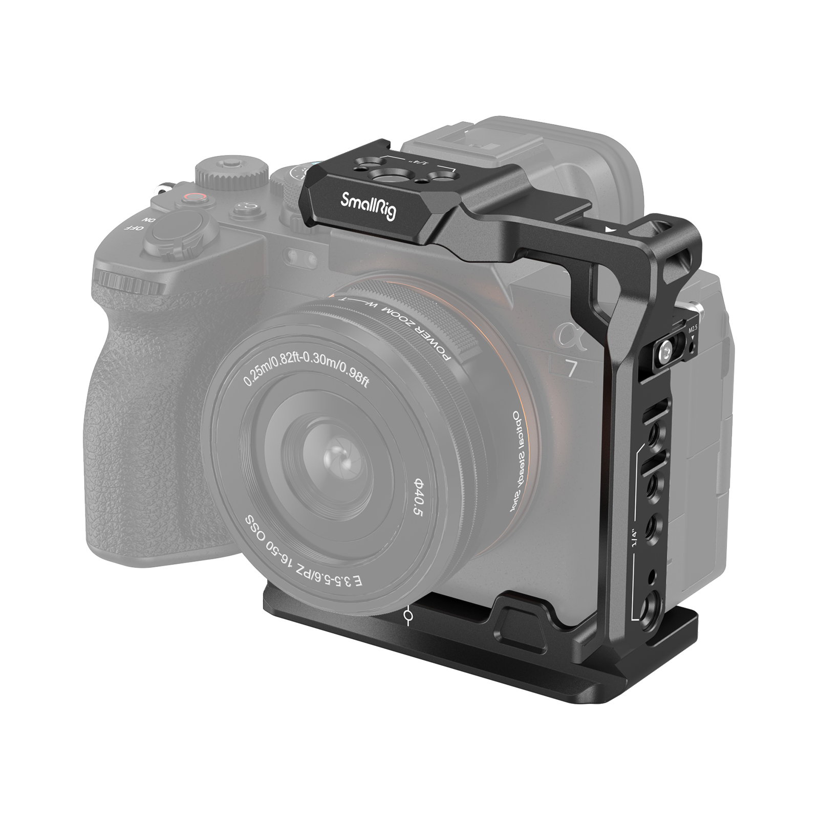 Camera Half Cage for Sony Alpha 7R V/Alpha 7 IV/Alpha 7S III/Alpha 1/Alpha 7R IV