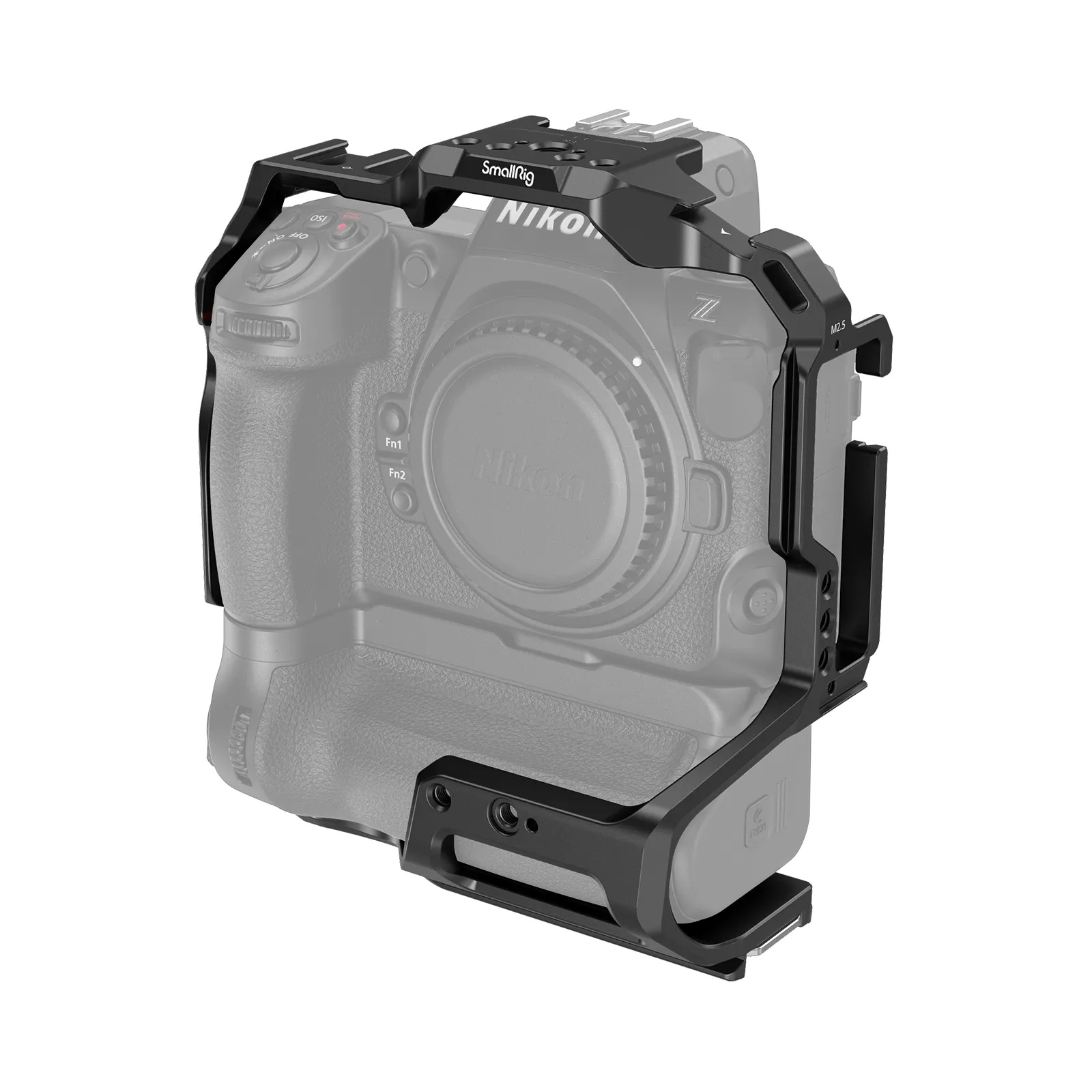 Nikon Z 8 Cage for MB-N12 Grip | Arca QR & Mounts