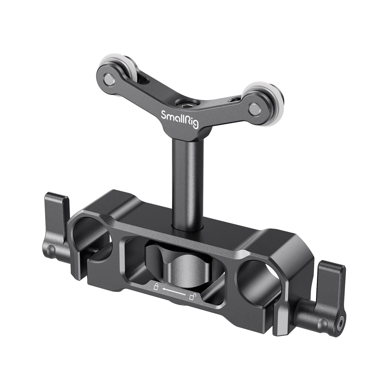 汎用デュアルØ15mmロッド用レンズサポート