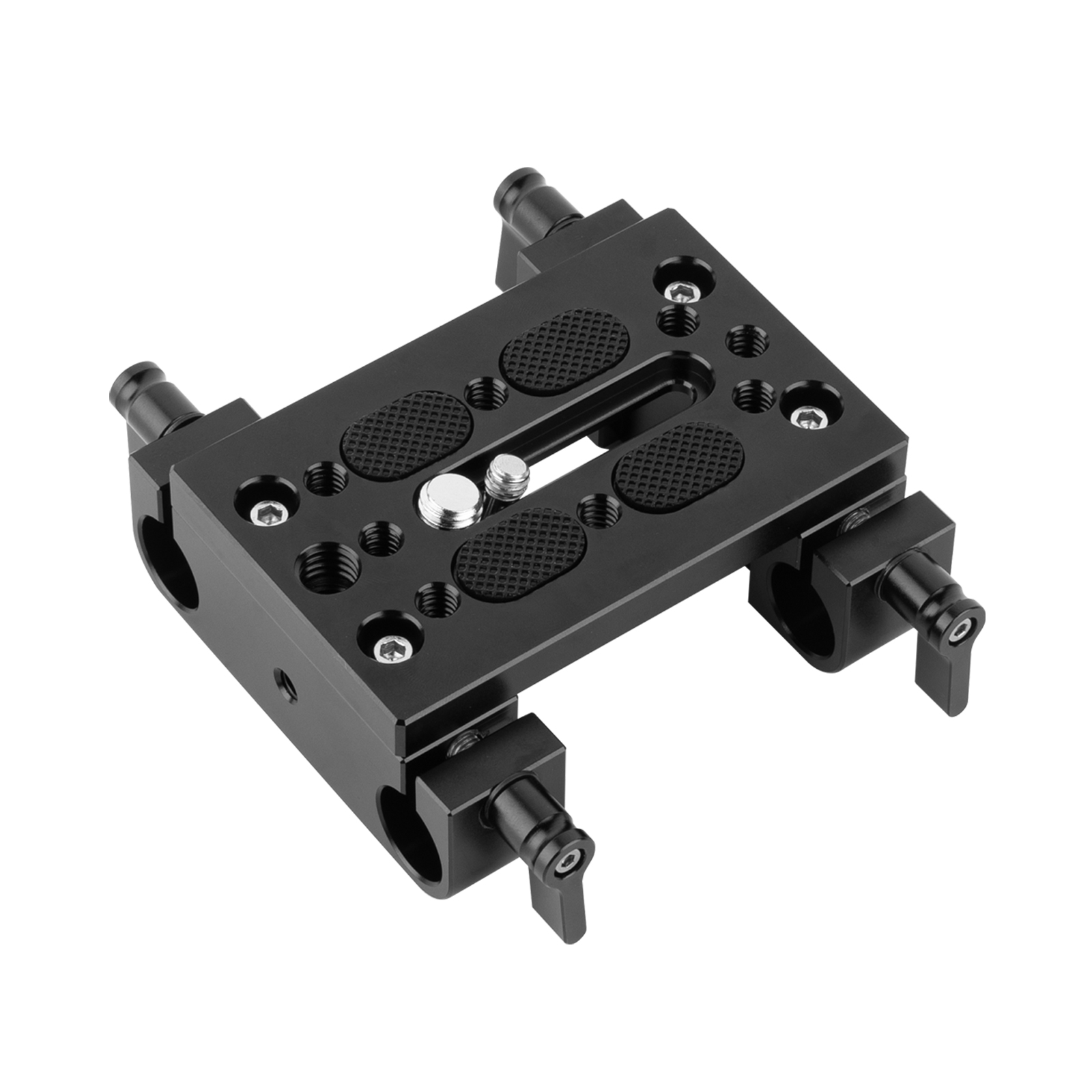 Baseplate with Dual 15mm Rod Clamp