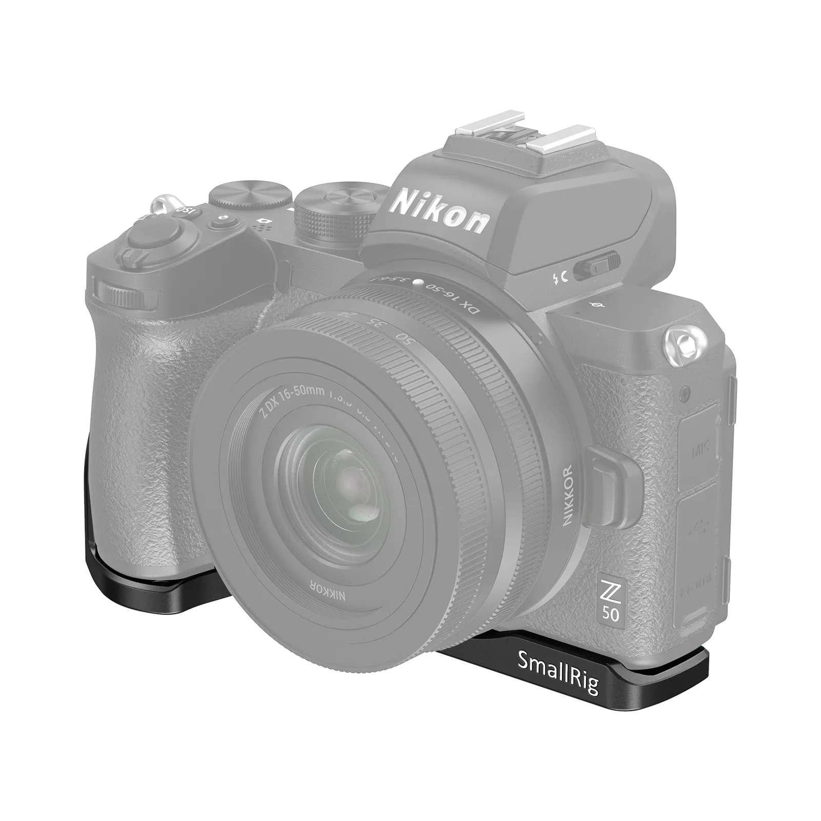 Nikon Z50 Vlogging Plate | Cold Shoe, Screen Access | SmallRig