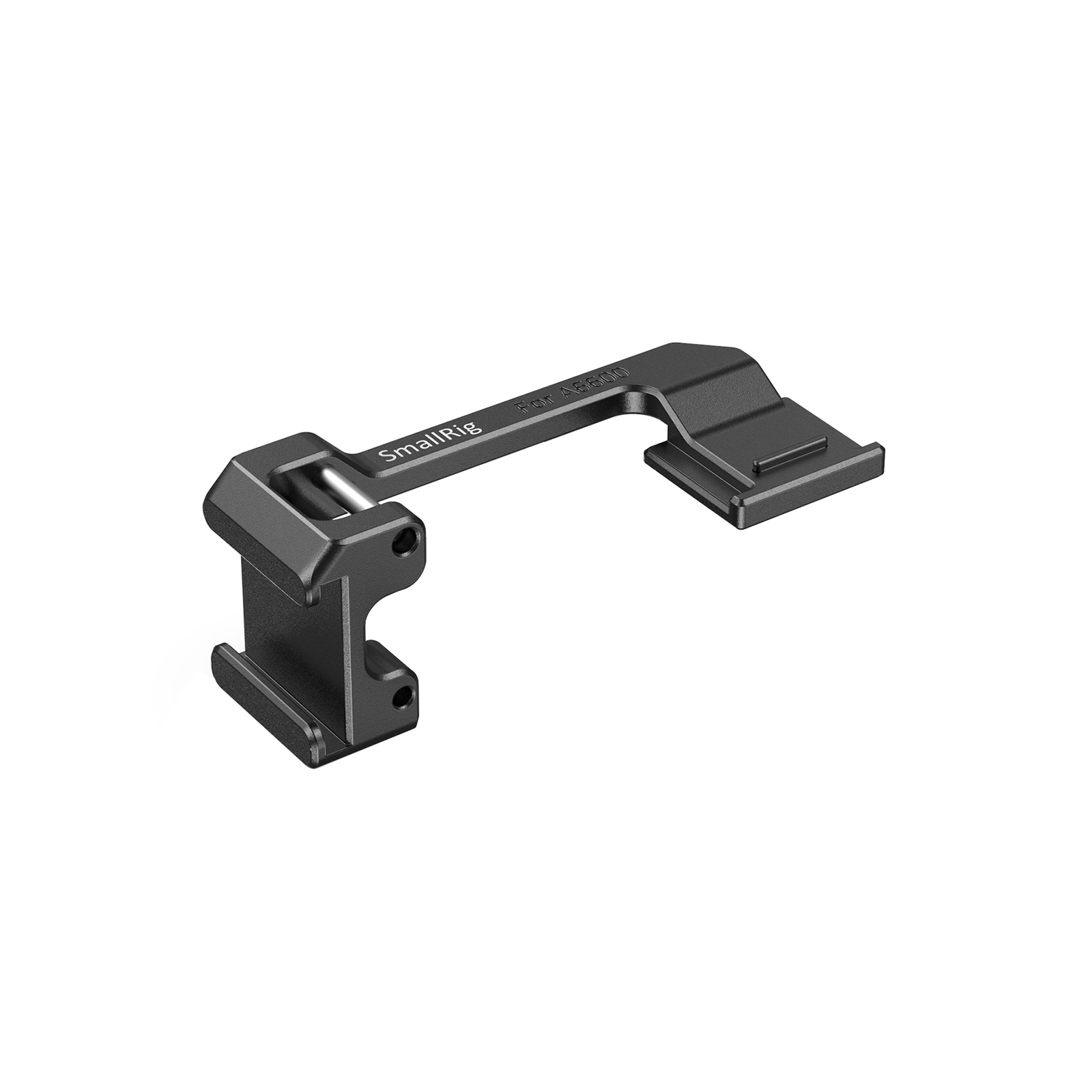 Left-Side Shoe Mount Relocation Plate for Sony a6600 Camera