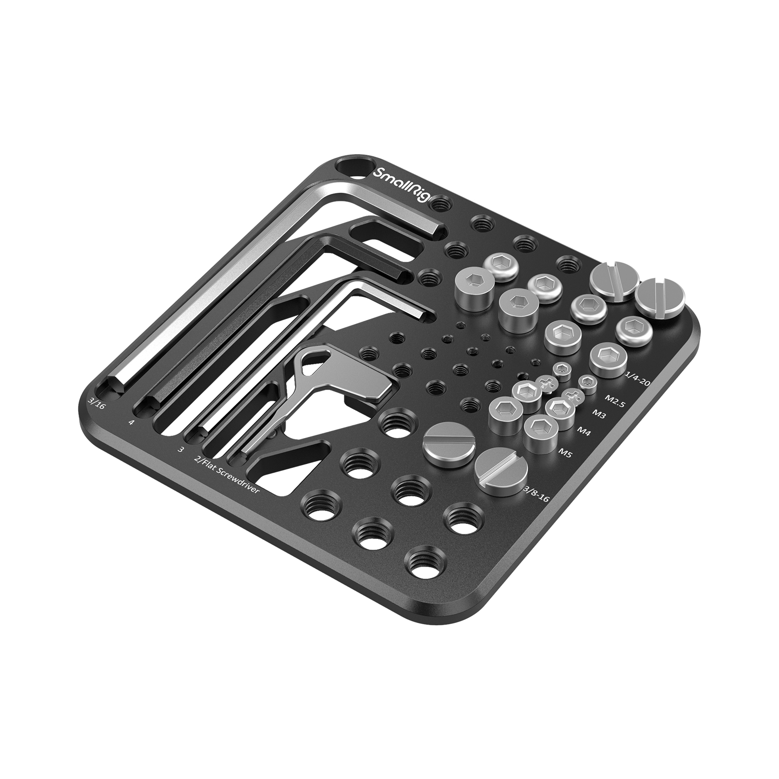 Screw and Hex Key Storage Plate