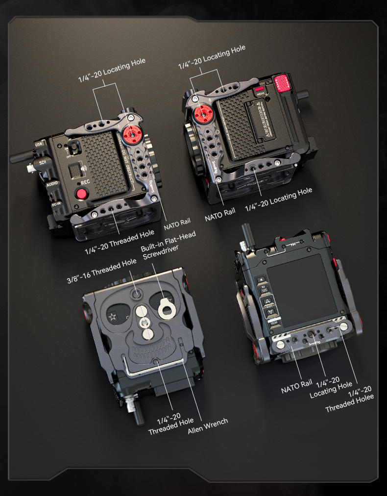 Basic Cage Kit for RED KOMODO / KOMODO-X