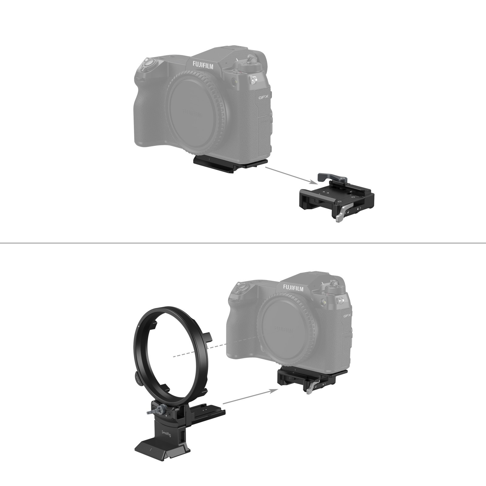 SmallRig Horizontal-to-Vertical Mount Plate Kit for Mirrorless Cameras 4349