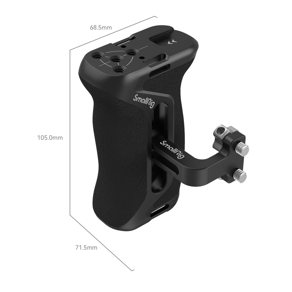 Side Handle 4015 | Ergonomic Camera Grip with 1/4-20 Mounts