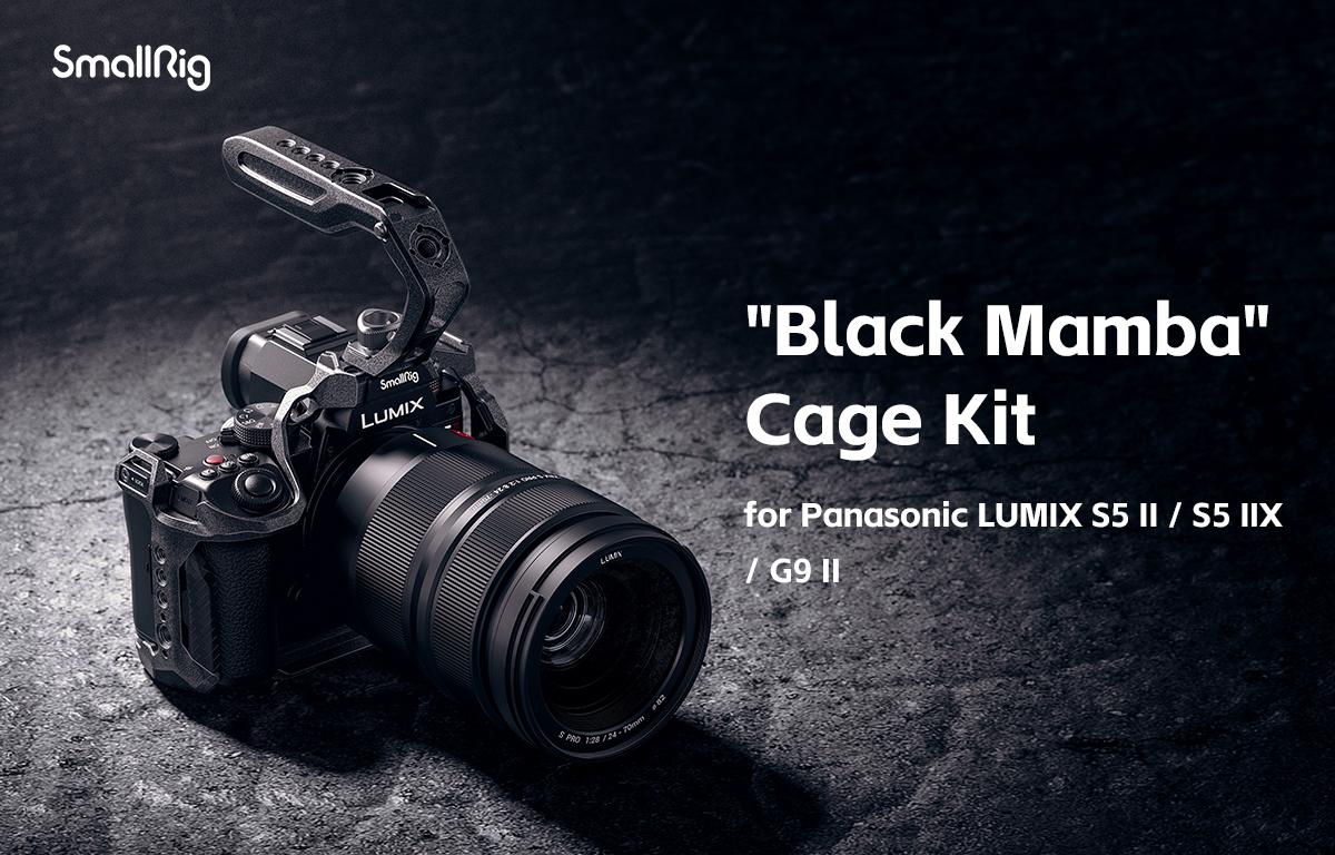 Black Mamba” Panasonic LUMIX G9 II / S5 II / S5 IIX用ケージ