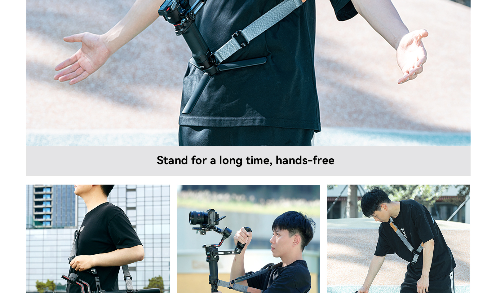Weight-Reducing Shoulder Strap for DJI RS 4 / RS 4 Pro / RS