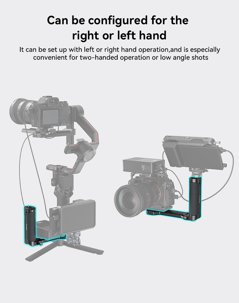 Gimbal Side Handle | Foldable Anti-Twist Grip | SmallRig