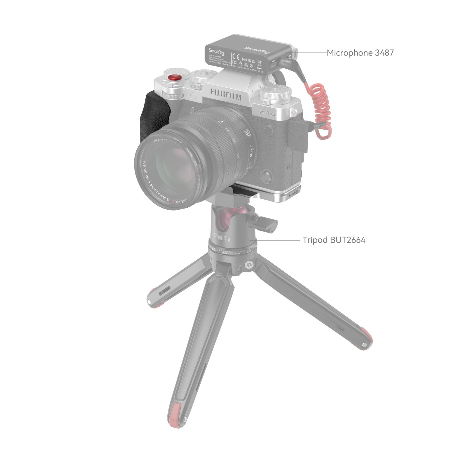 X-T5 Black L-Shape Grip | Arca-Swiss QR | Ergonomic Handle