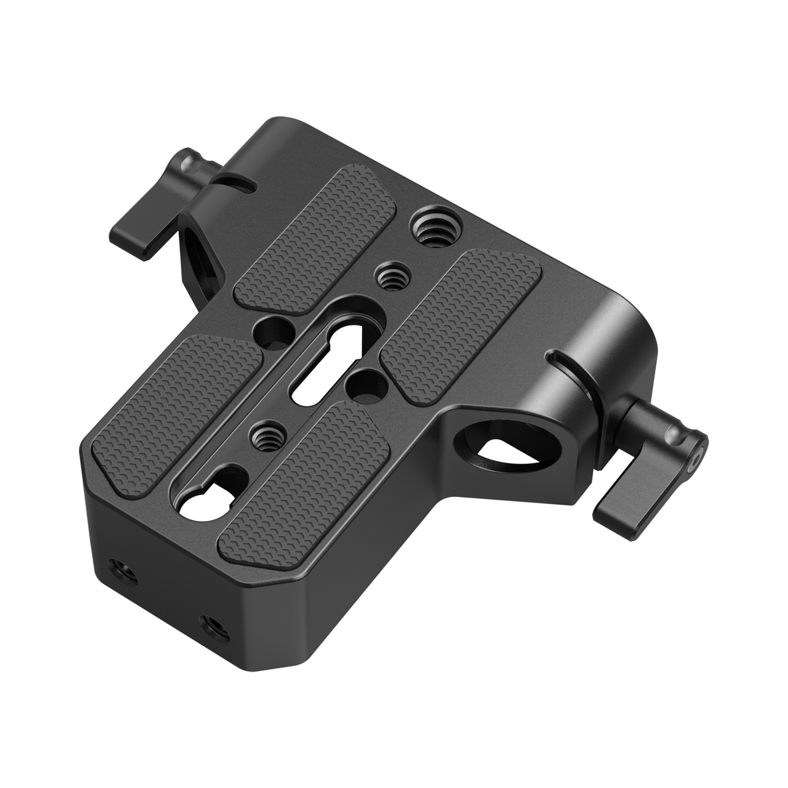 Baseplate with Dual 15mm Rod Clamp