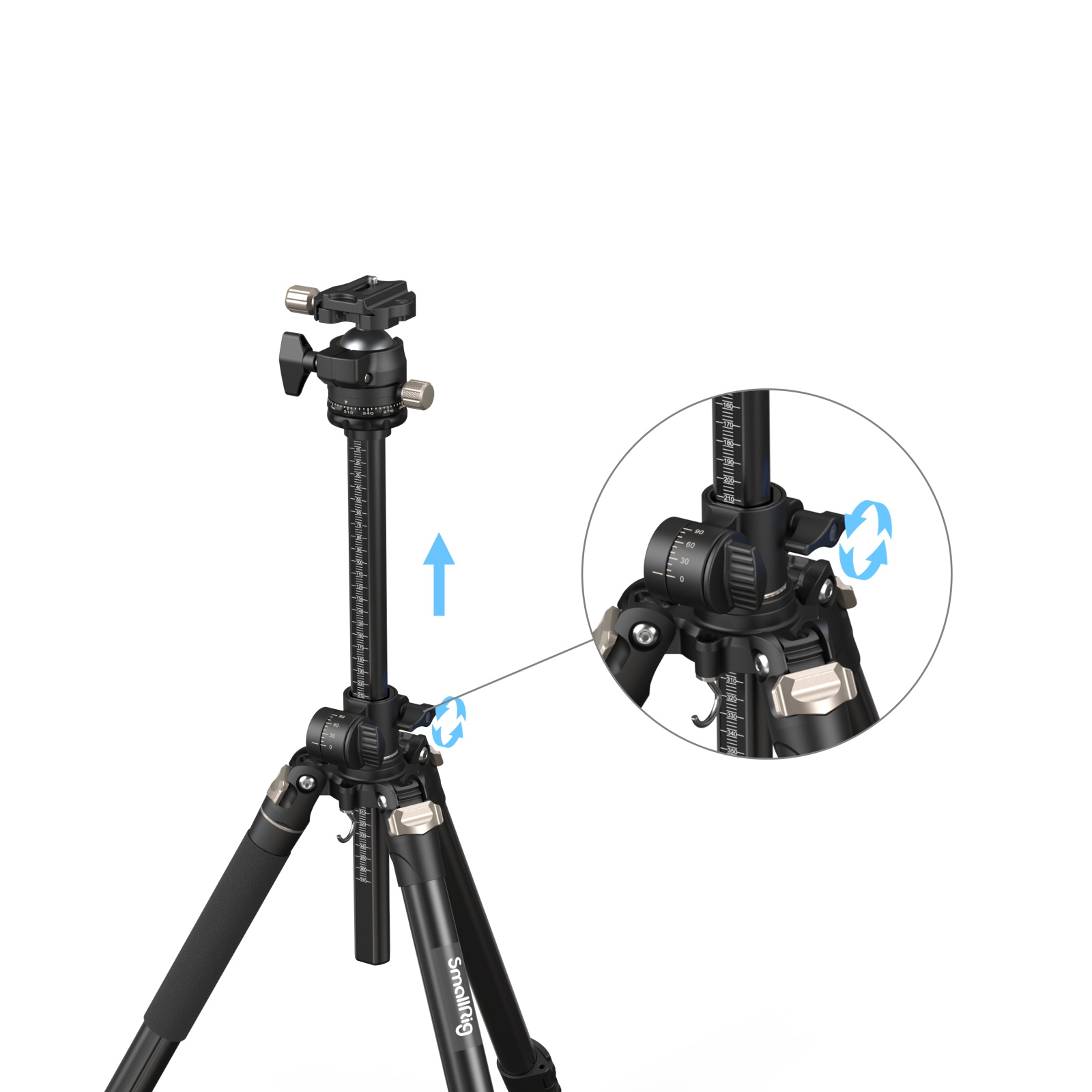 Camera Tripod CT200 | Vertical Column, 10kg | SmallRig