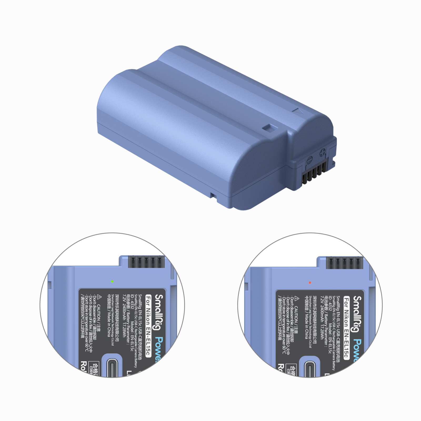 EN-EL15c USB-C Rechargeable Battery | Orange | Nikon Z/D