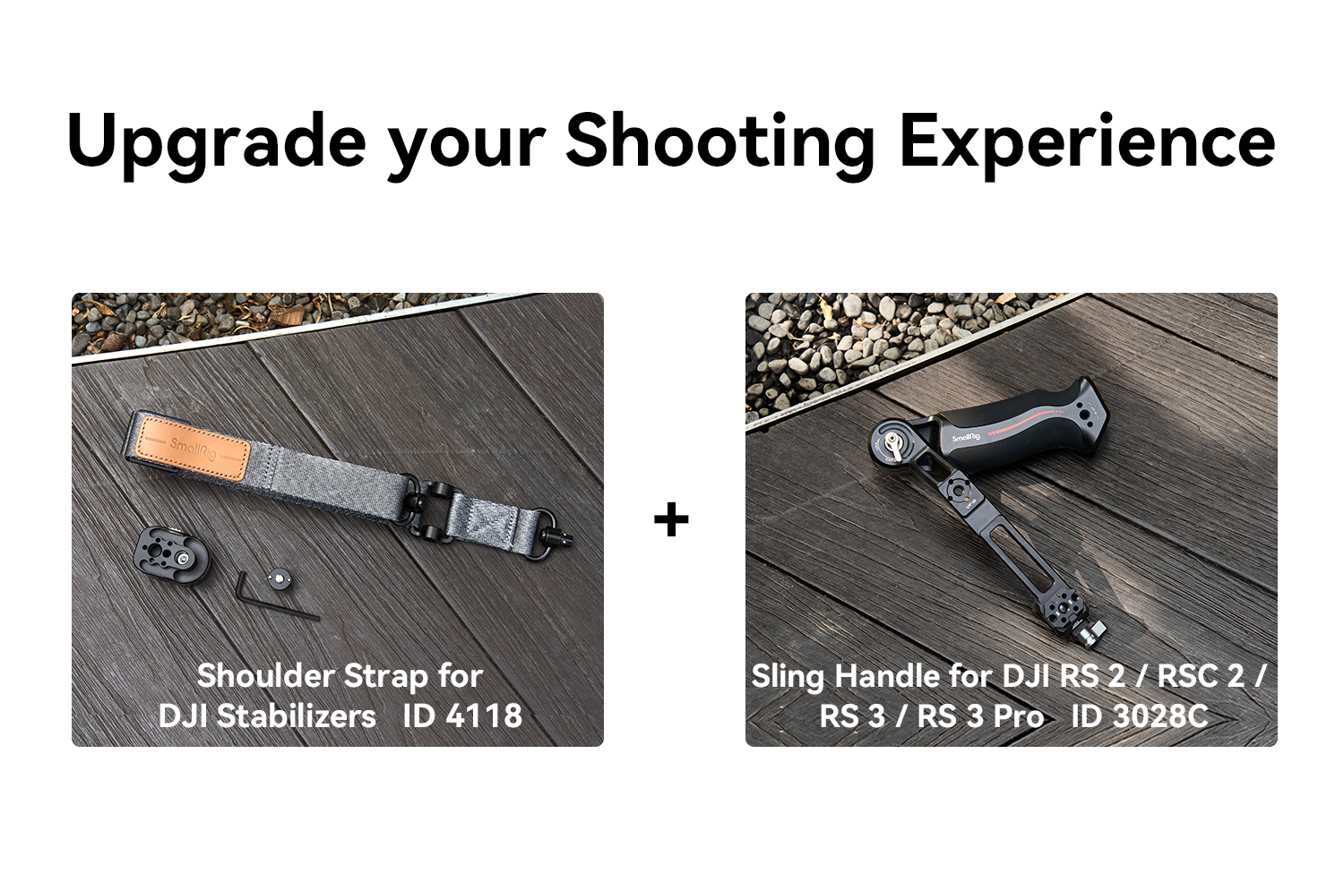 Small Rig リグパーツ Weight-Reducing Sling Handgrip Kit for DJI RS 4 / RS 4 Pro