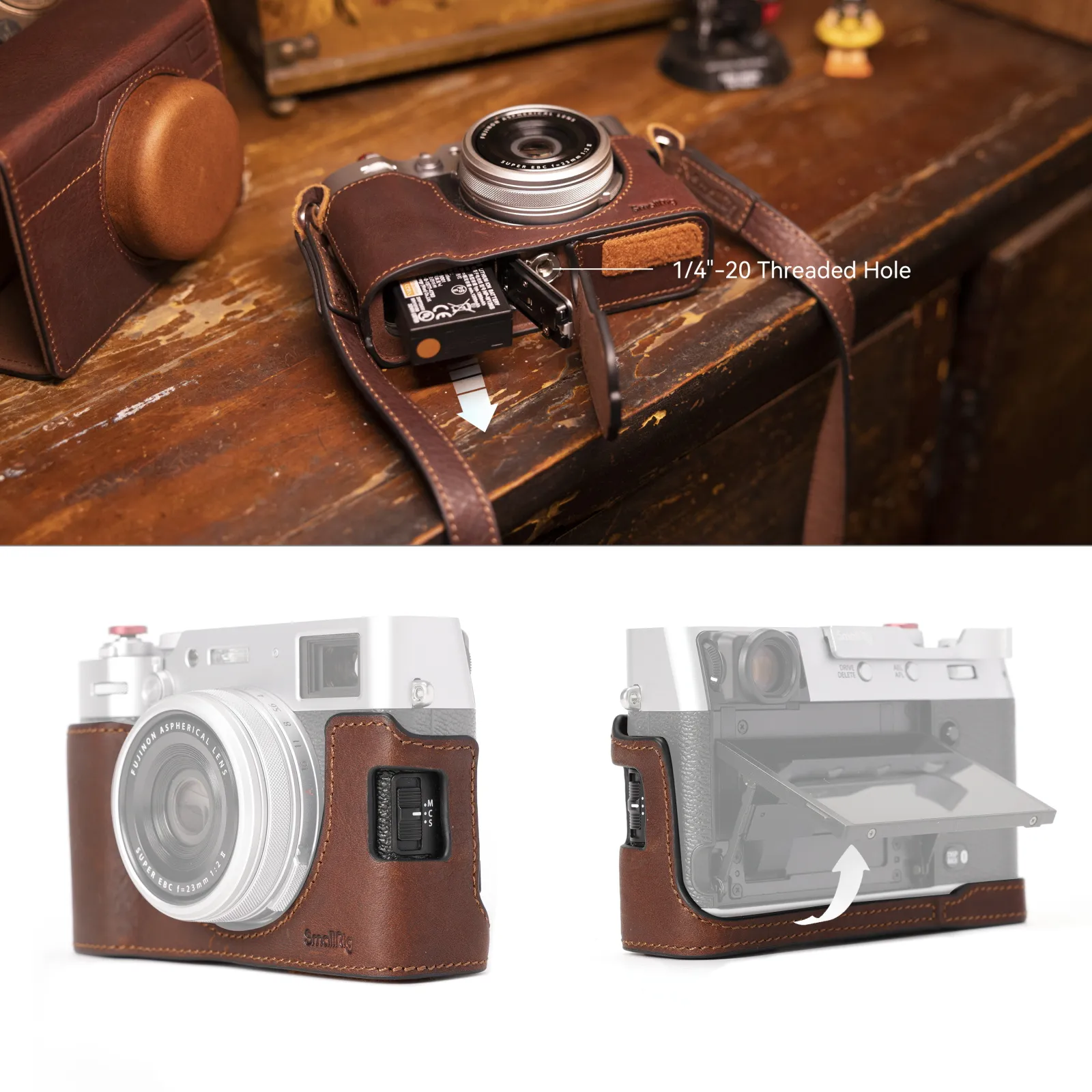 Refurbished】Retro Leather Case Kit for FUJIFI | SmallRig