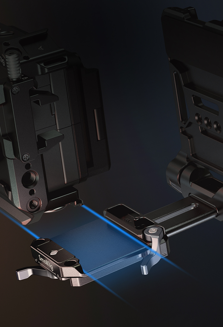 SmallRig Vマウントプレート　アルカスイス 4064B SmallRig Compact V-Mount Battery Mounting System 4064B