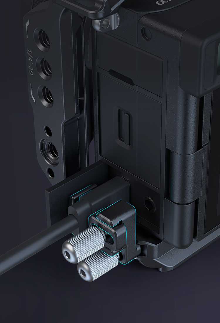 A7C II / 7CR Bottom Plate | Arca-Swiss QR | Ergonomic Grip