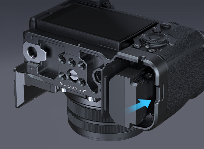 Camera Cage Kit for A7C II / A7CR | HDMI | Arca-Swiss