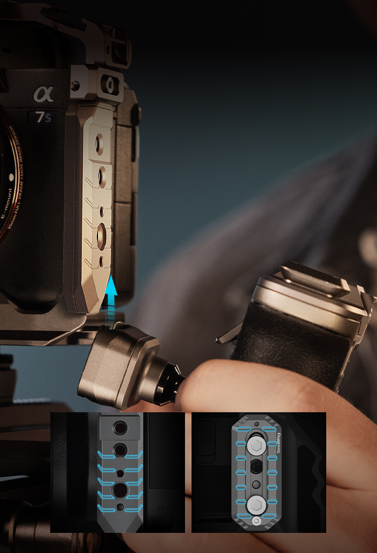 Colorful QR Cage for Sony α7R V/IV/7S III | SmallRig