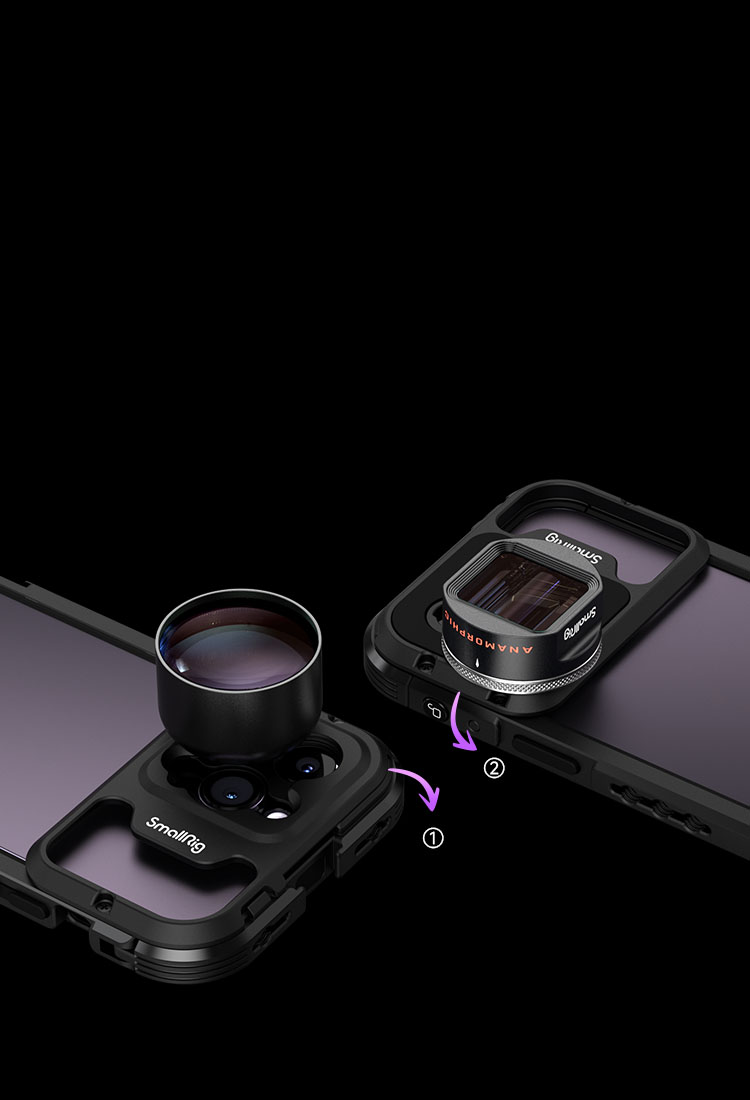 iPhone 14 Series Phone Cage | Mobile Video Rigging | Compact