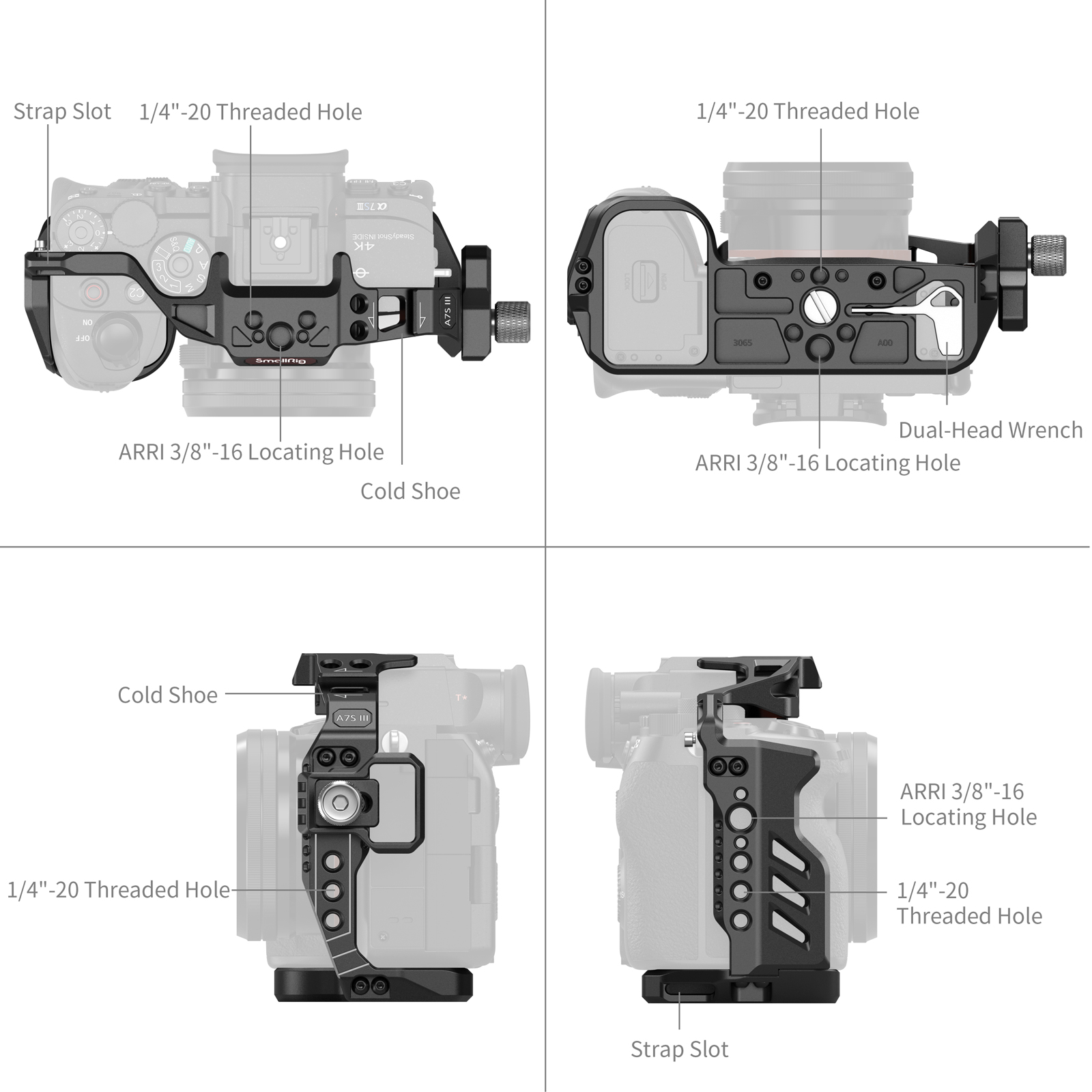 Sony Alpha 7S III 軽量ケージキット (マグネシウム)