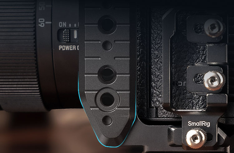 Kit De Jaula SMALLRIG HawkLock Para Panasonic Lumix GH7 Y GH6 – Incluye Mango Superior Y Abrazadera Para Cables HDMI/USB-C, Referencia 4825