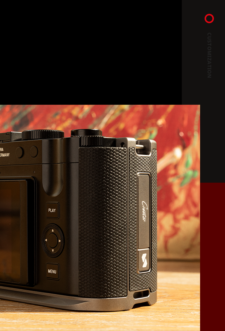 Leica Q3用L型グリップ Leica Q3用L型グリップ