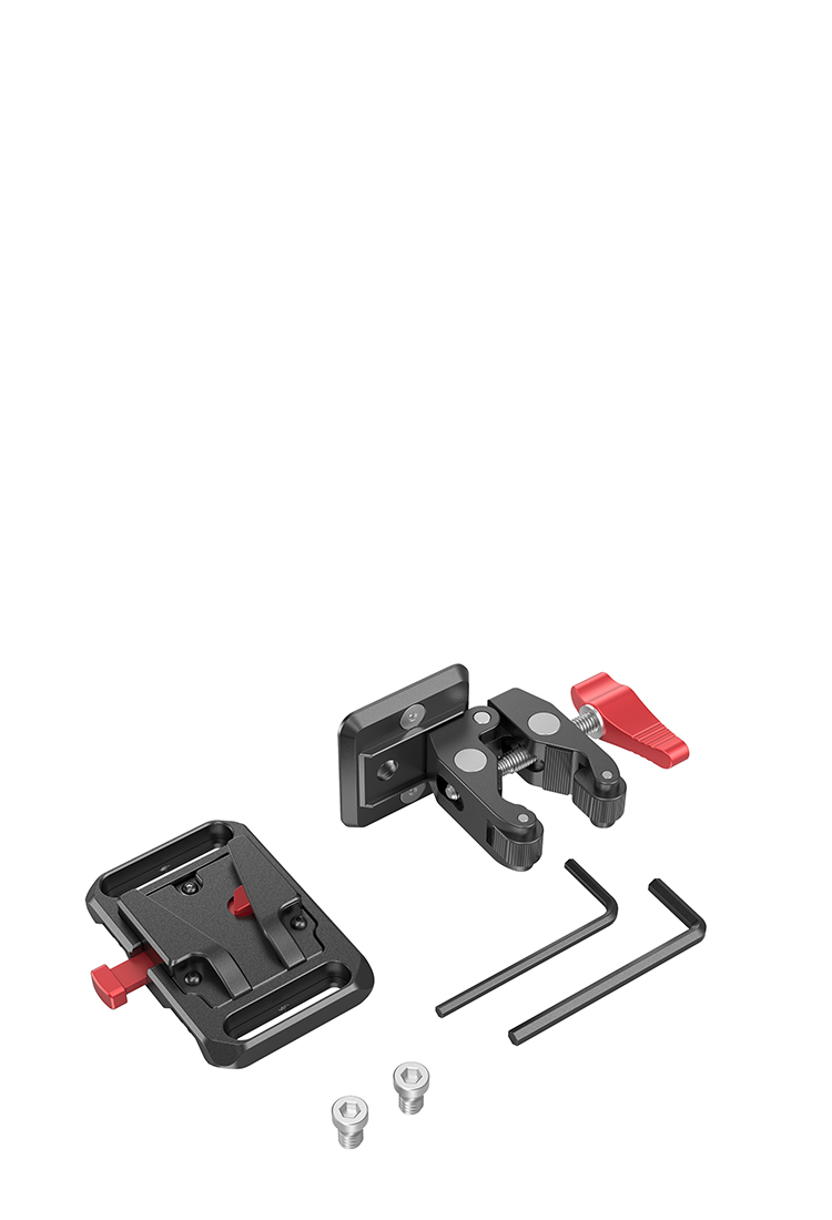 SmallRig Mini V-Mount Plate with Crab-Shaped Clamp