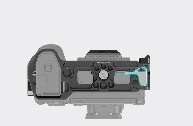 SMALLRIG Cage ''Black Mamba'' pour Panasonic S5 II/S5 IIX/G9 II avec Plateau Rapide Intégré pour