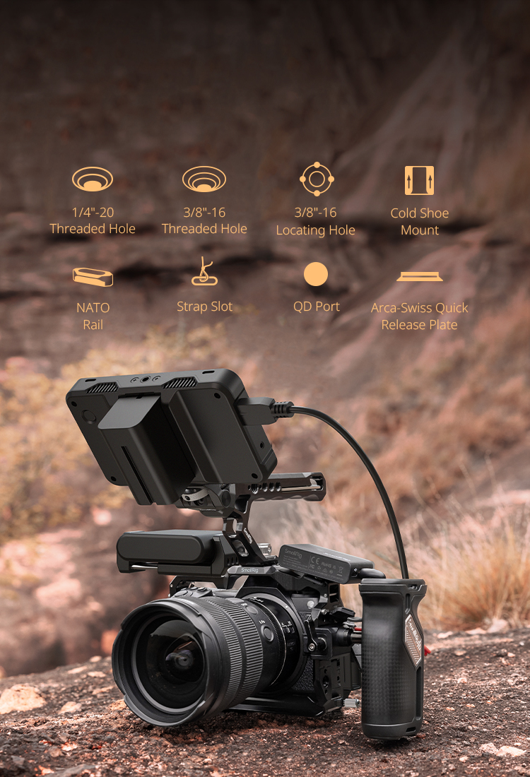 Z 6III Night Eagle Cage | Camera Rig | Gunmetal Finish