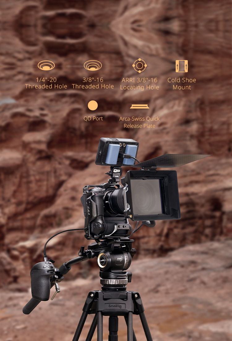 Nikon Z6III Cage + MB-N14 Grip | Dual Arca-Swiss QR