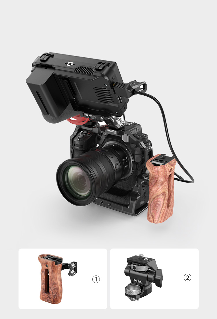 Nikon Z 9 Camera Cage Kit | Handheld Shooting Rig | SmallRig