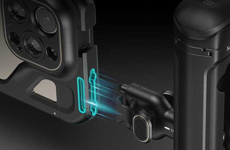 SmallRig スマホビデオキット iPhone 15 Pro Max Mobile Video Kit | iPhone 15 Pro Max Dual Handheld | SmallRig