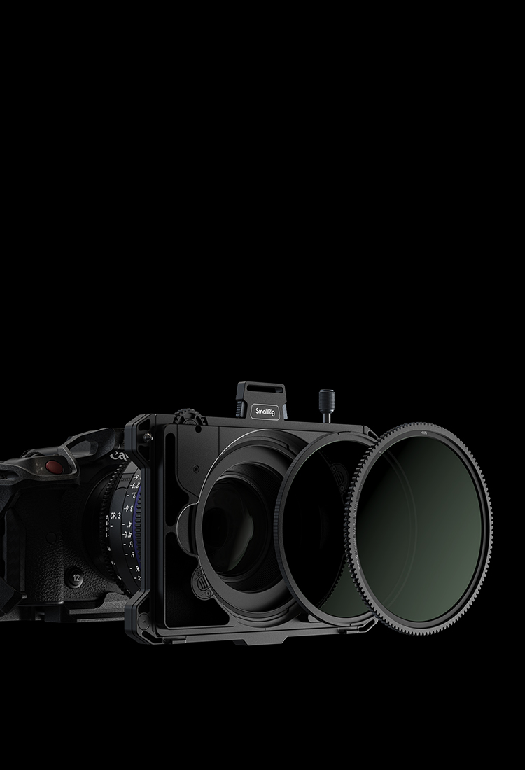 95mm VND Matte Box Kit | Quick‑Release Magnetic Hood
