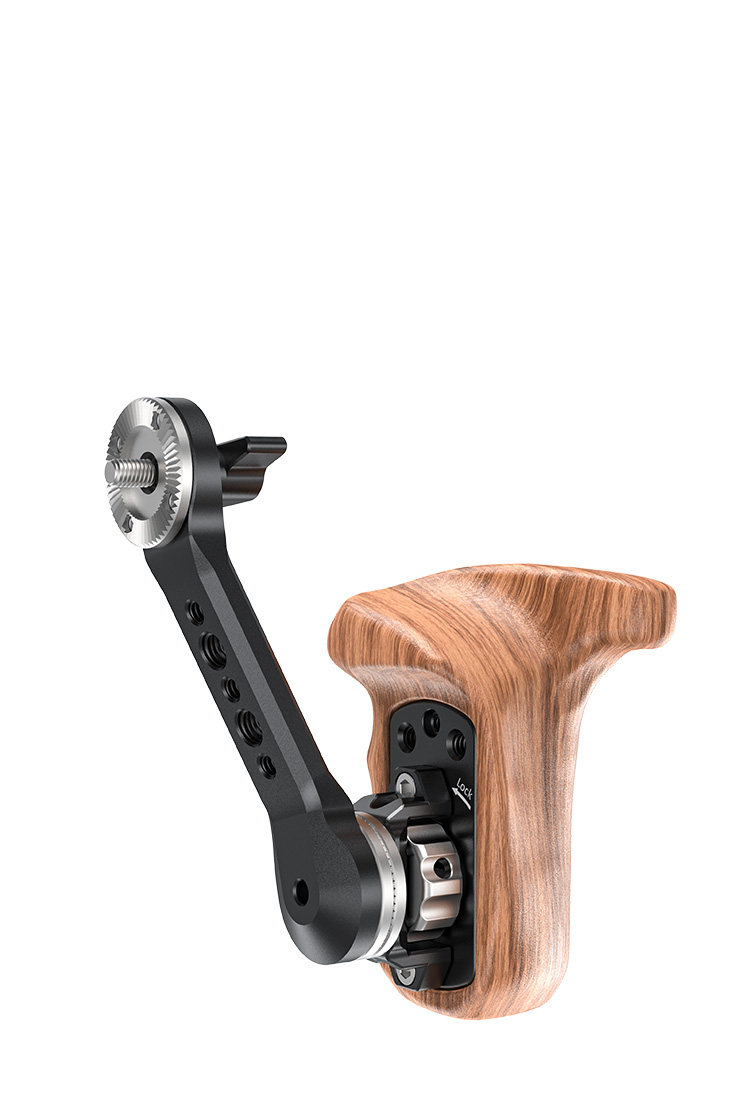 Right-Side Wooden Grip with ARRI Rosette | SmallRig